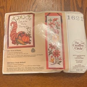 The Creative Circle 1621 Horn of Plenty Needlepoint Kit